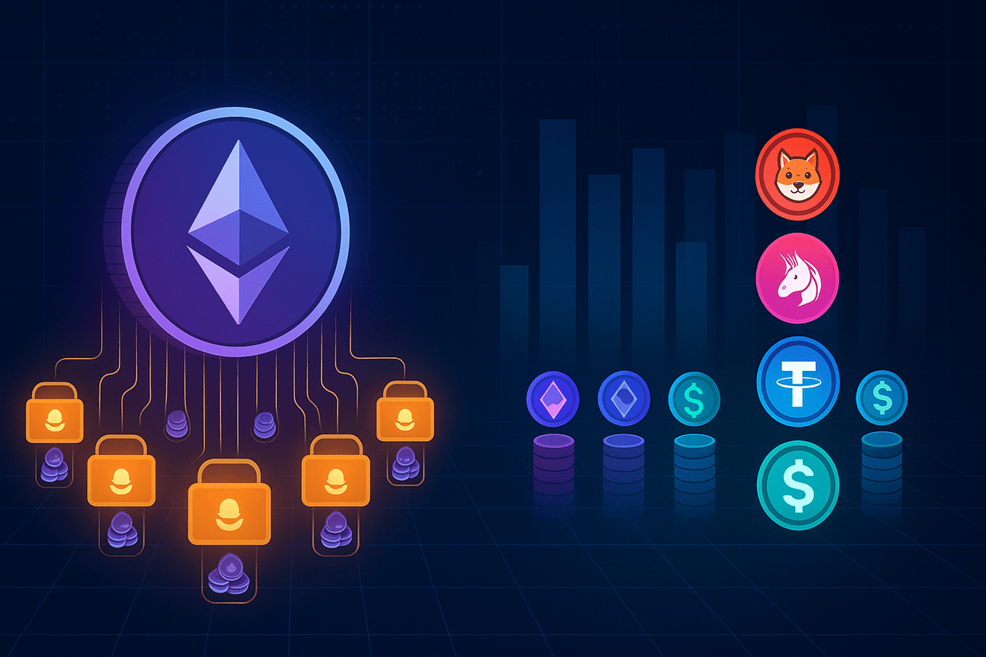 Dati On-Chain Mostrano che Oltre la Metà dell’Offerta di Ethereum è Detenuta da Soli 10 Indirizzi