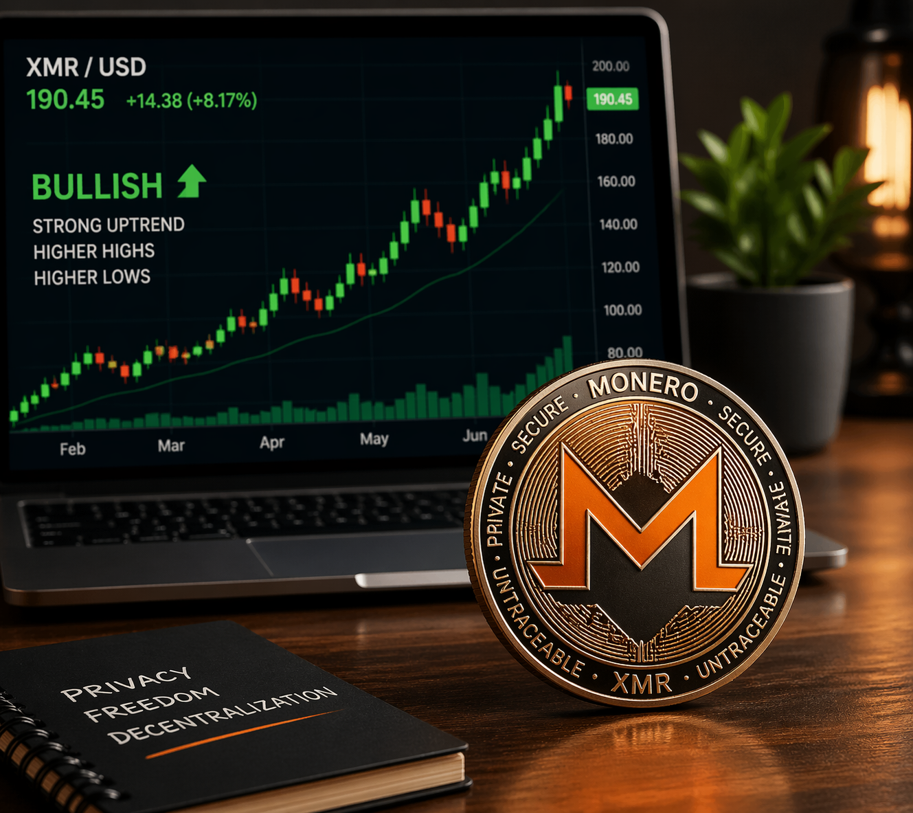 A bullish Monero chart