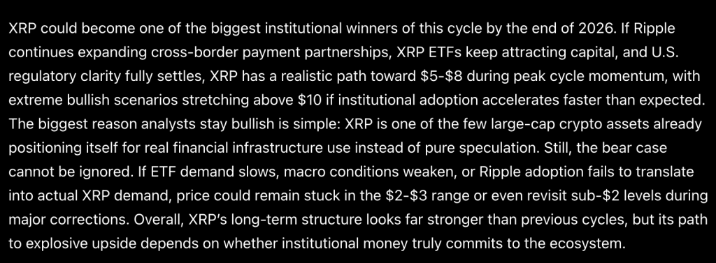 Sam Altman ChatGPT AI Predicts the Price of XRP By the End of 2026