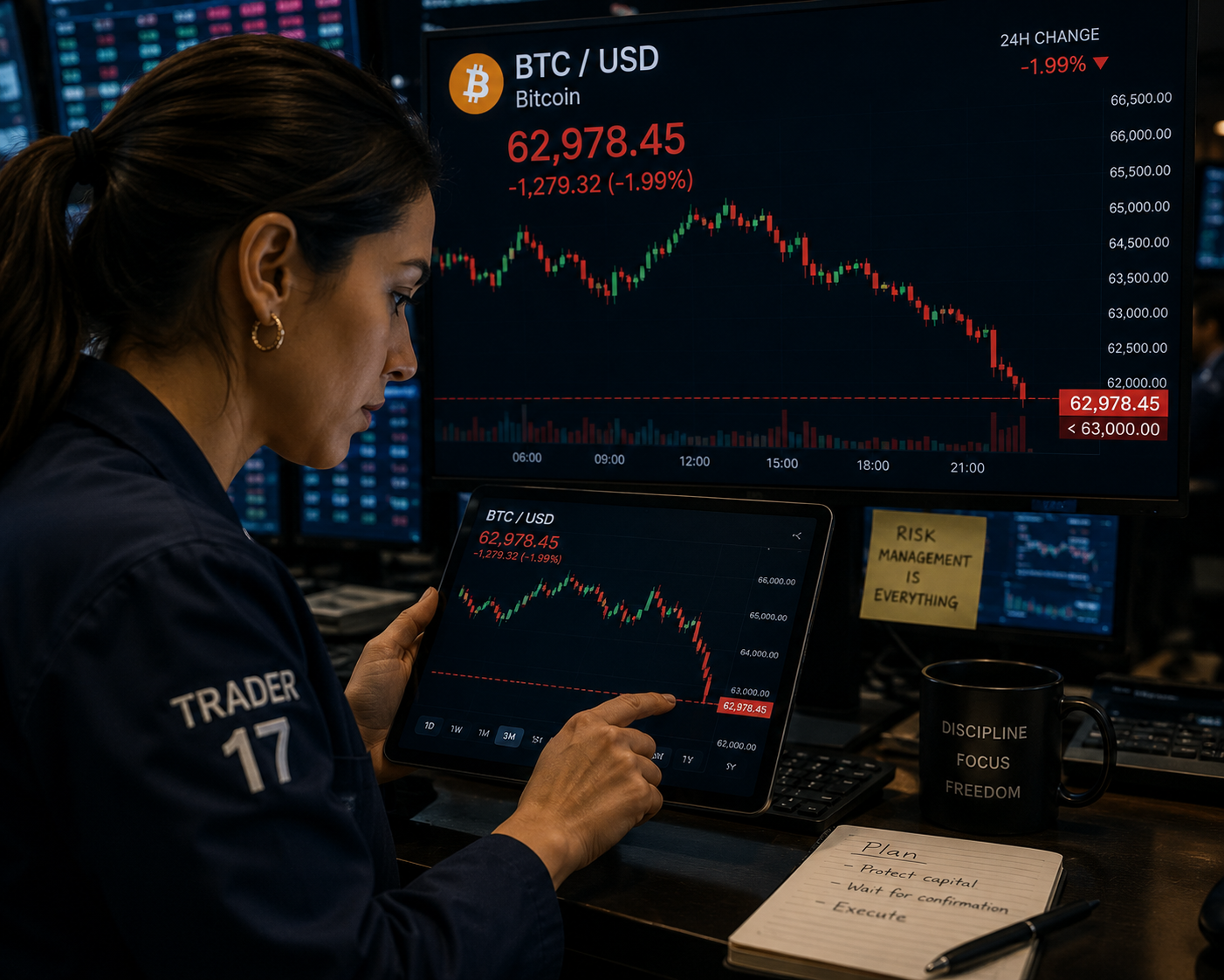 Bitcoin dips below $63K amid ETF outflows and geopolitical risks